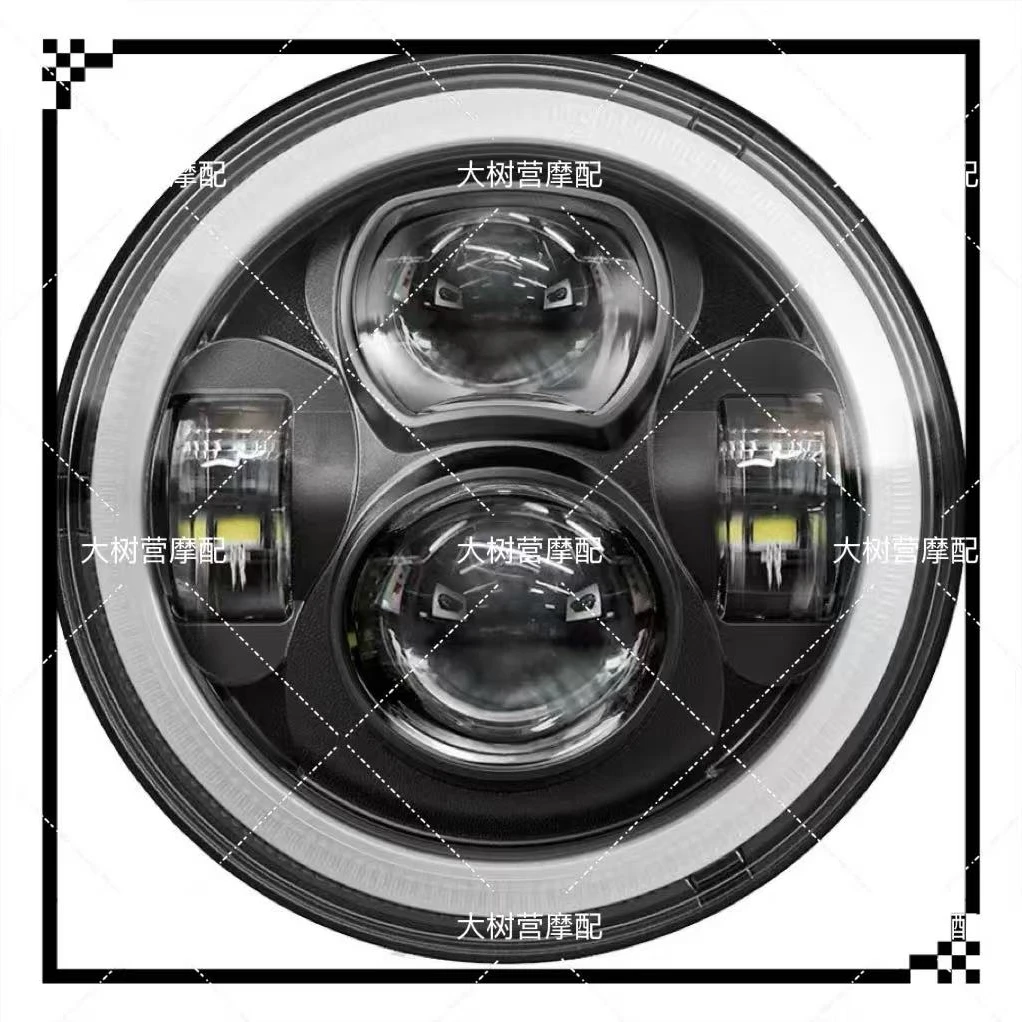 凯旋速双900 1200 T100 T120攀爬900复古7寸透镜天使眼大灯总成