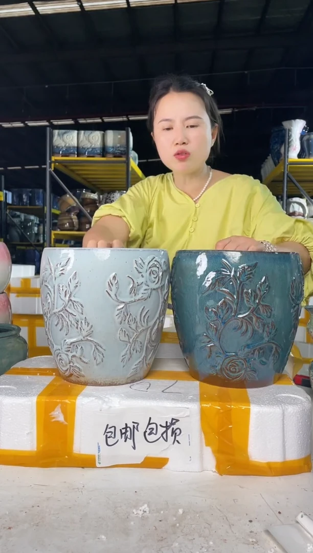 宜兴紫砂粗陶花盆18/20