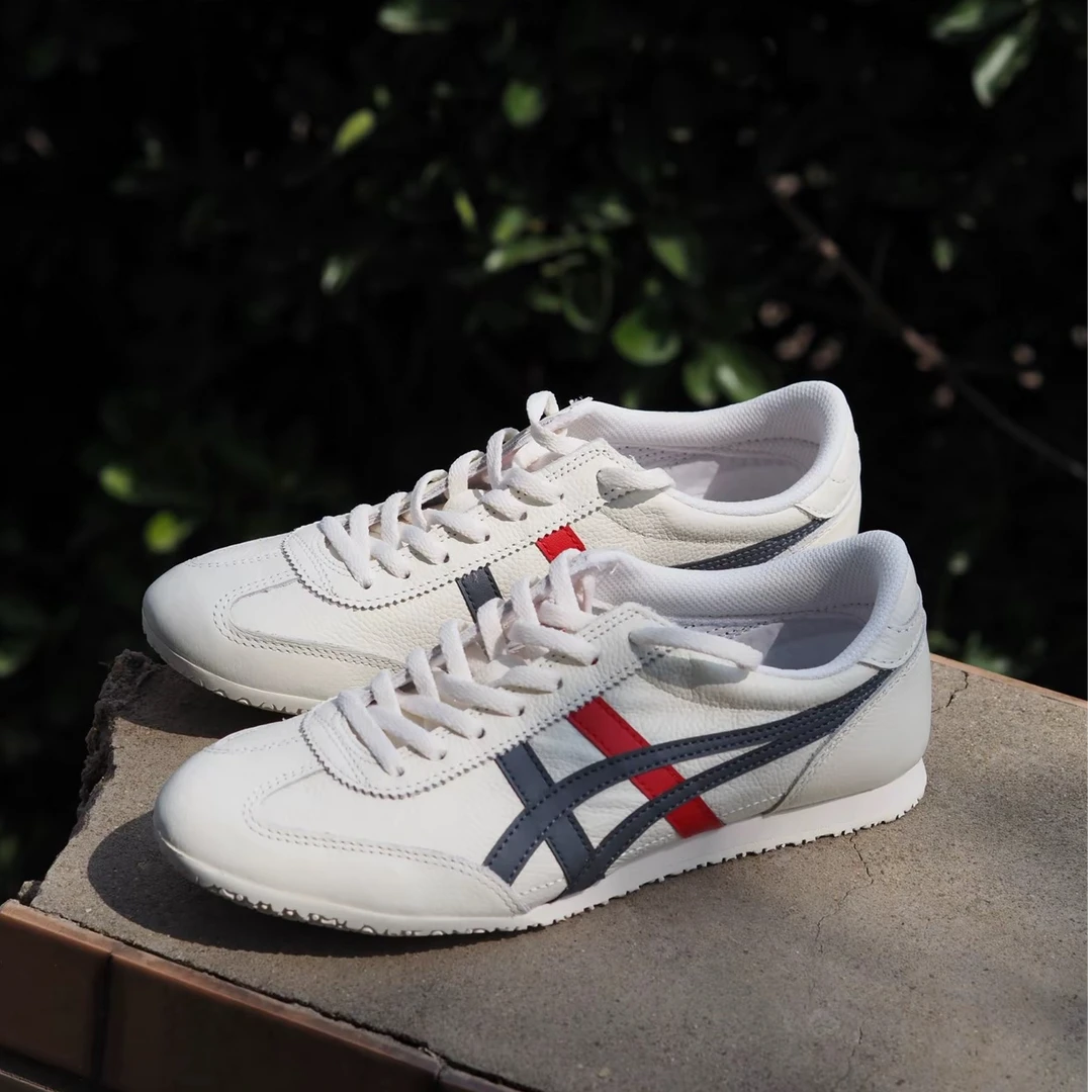 Onitsuka Tiger鬼塚虎 Machu Racer 男女同款米黑红官方正品