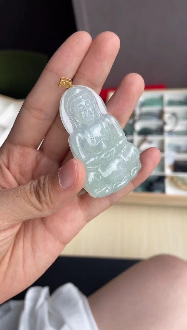 吊坠(不含链)未镶嵌翡翠天然缅甸A货翡翠