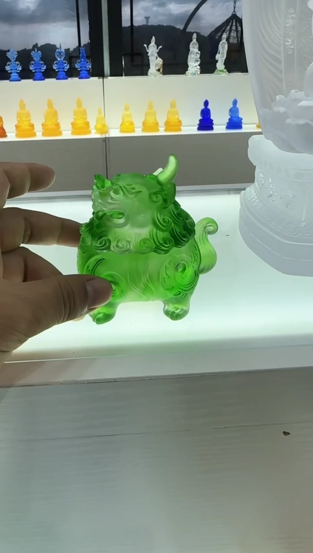 手工艺品琉璃古法琉璃8*8香炉