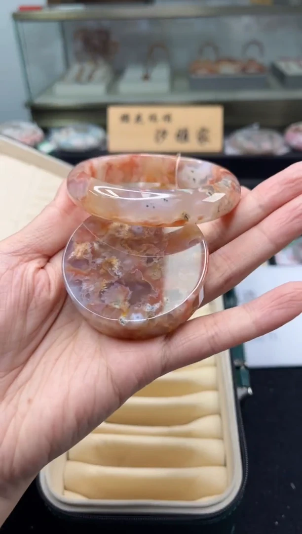 未镶嵌手镯石英质玉57圈口（赠品镯心）S9804