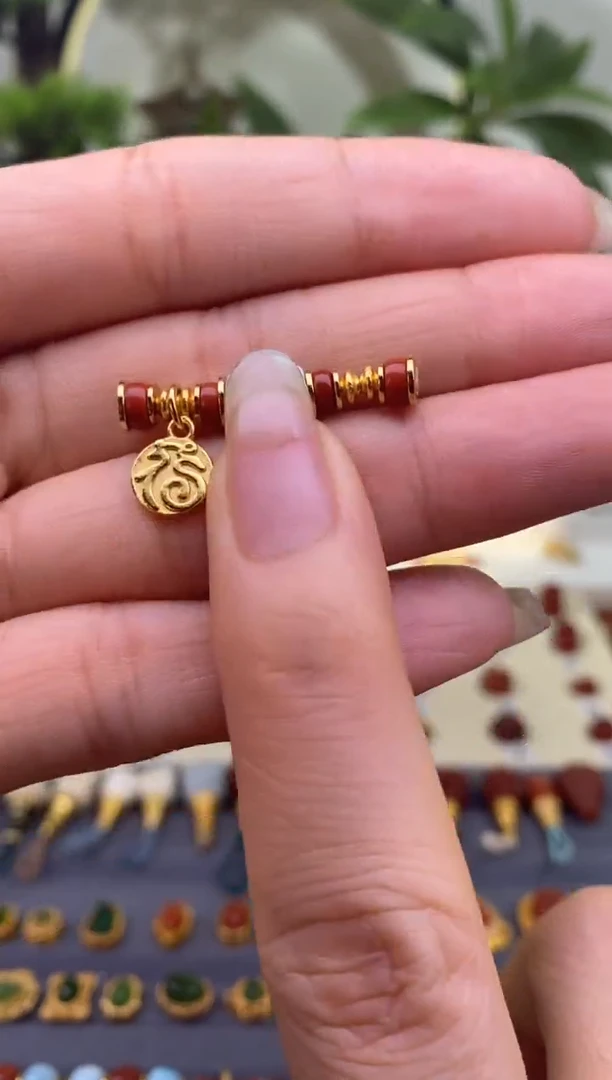 【闪购商品】南红玛瑙文玩配饰未镶嵌文玩配饰