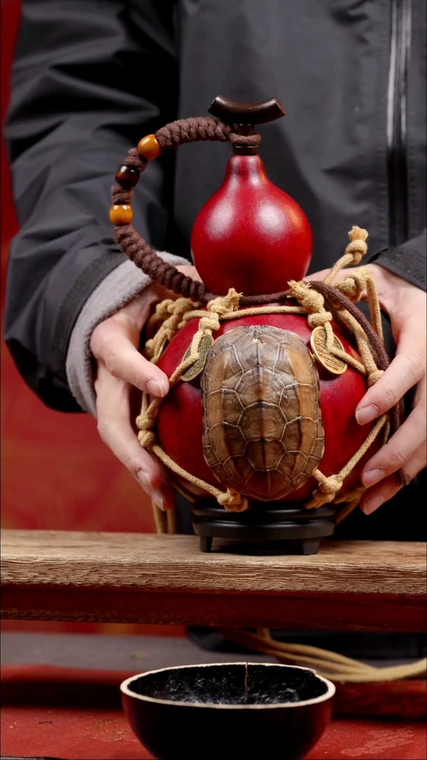 853尾货款大漆精品葫芦7-800ml