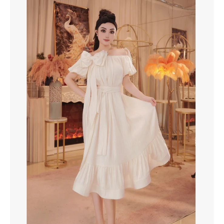 【星姐推荐】星原创高级定制【但丁手稿】设计师轻奢名媛连衣裙