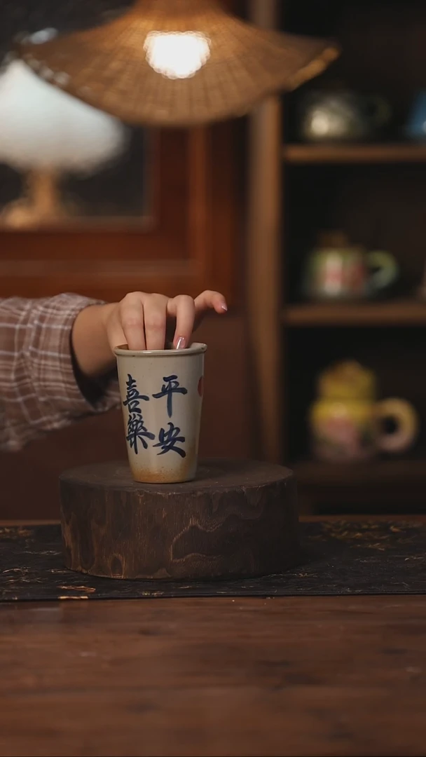 陶瓷景德镇高温釉下手绘陶瓷358
