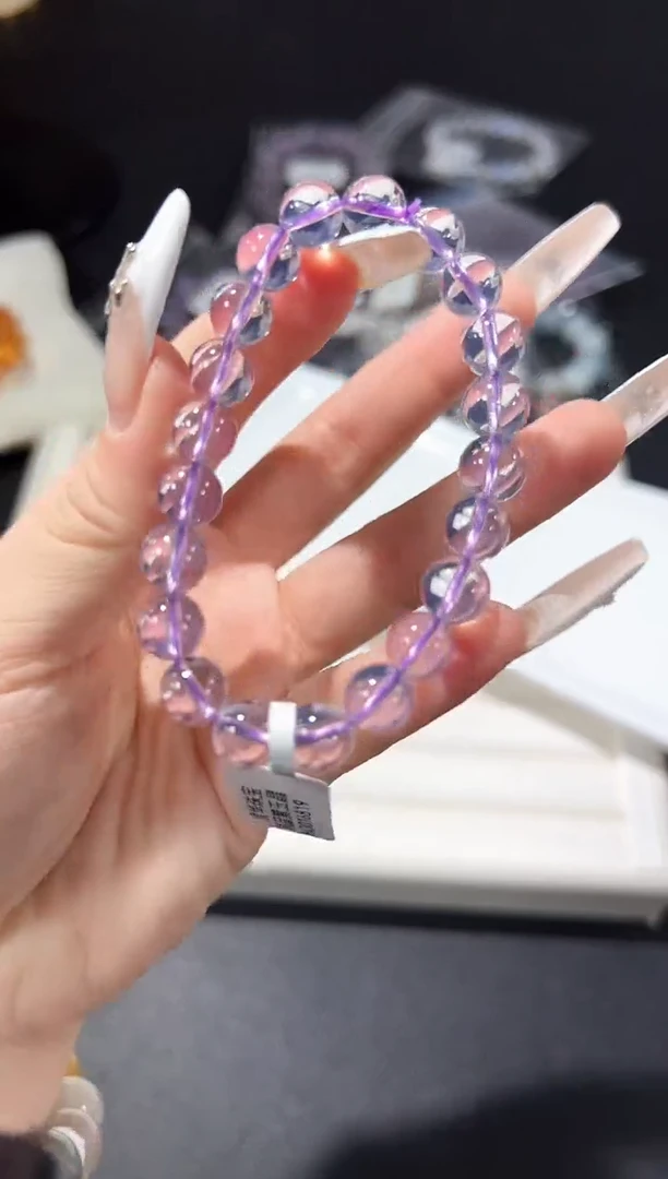 未镶嵌手串水晶26s多样性发其一【1条】默认微瑕8mm