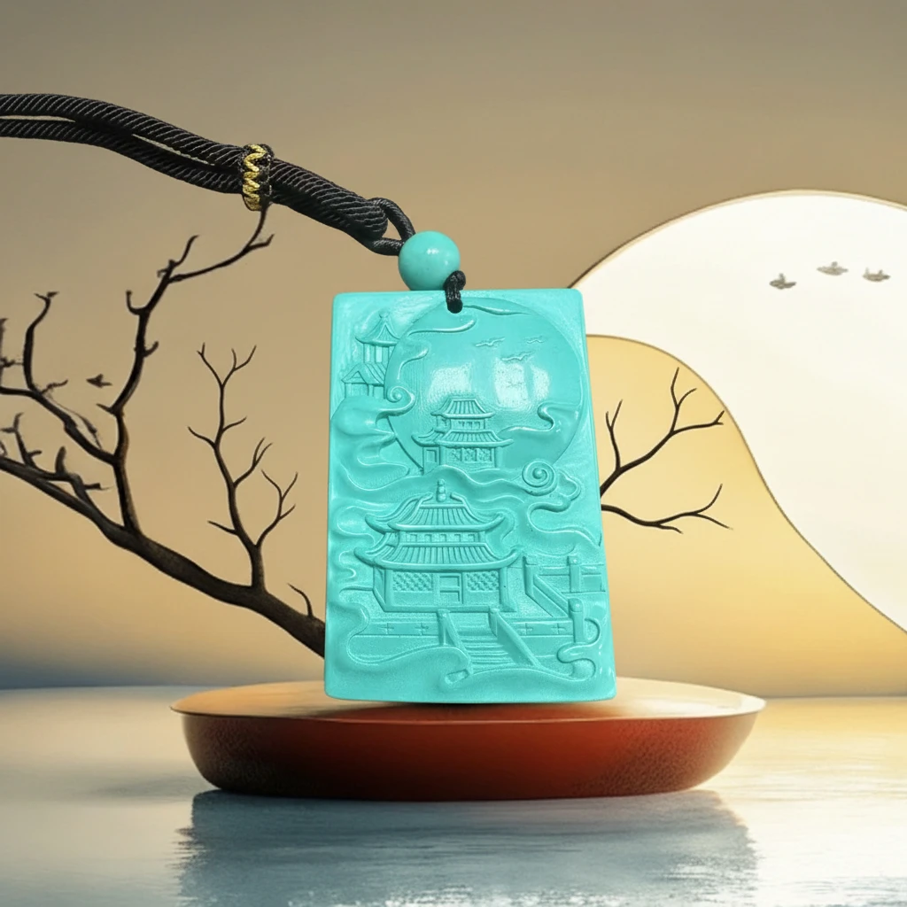 高瓷绿10mm老形桶珠收藏手串6182