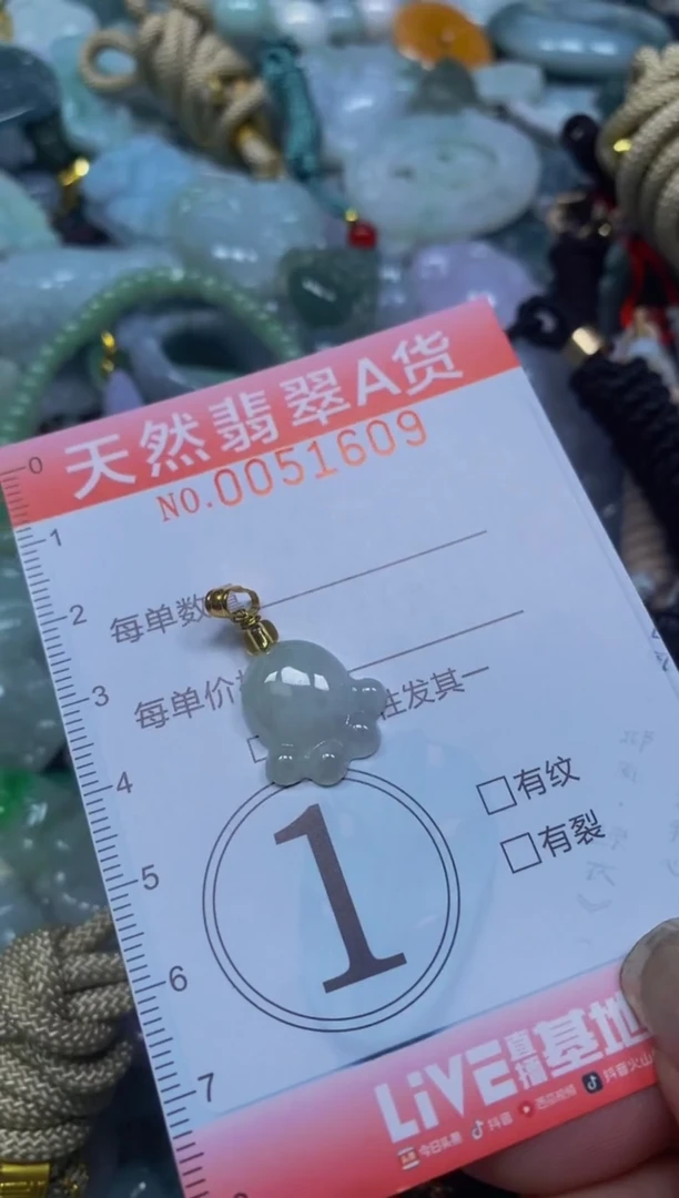 翡翠未镶嵌颈饰闪购0051609