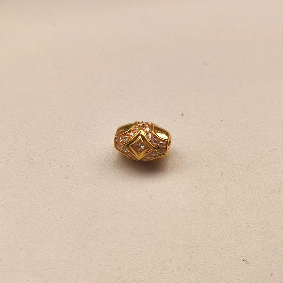 足金999  点钻桶珠配饰