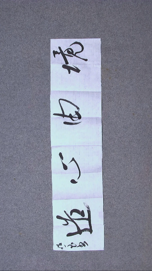 书法朗照玉甘肃兰州96*23（5）没盖章介意勿拍