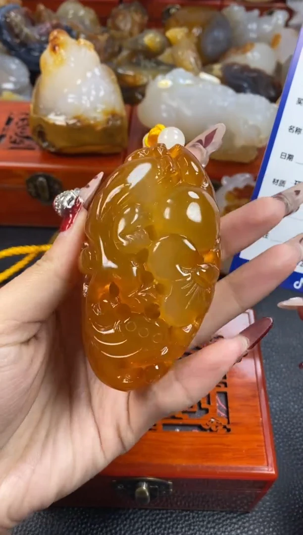 【闪购商品】玛瑙/玉髓手把未镶嵌1