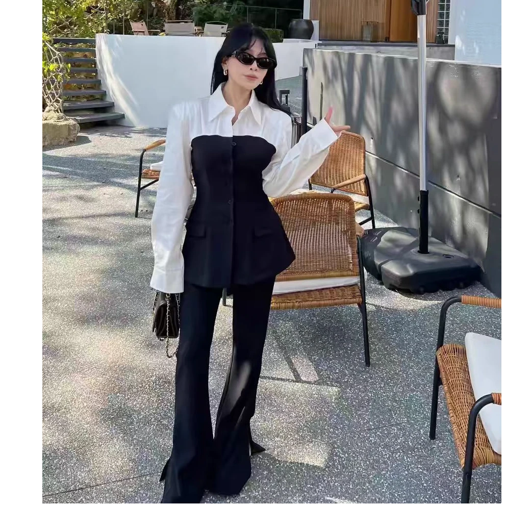 380（0375）新款气质不规则套装