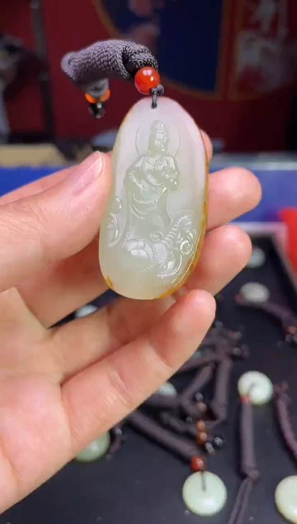 颈饰未镶嵌和田玉123