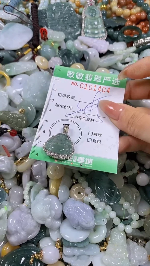 【闪购商品】翡翠颈饰未镶嵌闪购链接0101404