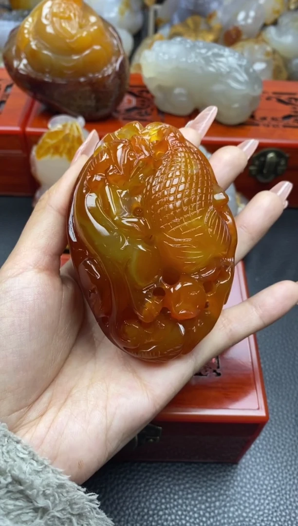 【闪购商品】玛瑙/玉髓手把未镶嵌00