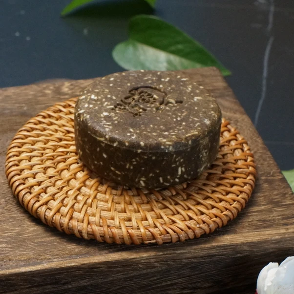 【侧柏叶洗发饼】氨基酸草本植物手工皂洗头皂绿色无硅油通用洗发皂