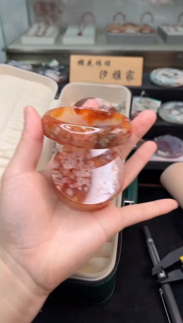 未镶嵌手镯石英质玉60圈口（赠品镯心）S951646