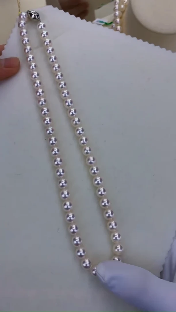 未镶嵌GD海水珍珠 GD047 7.5-8 串链