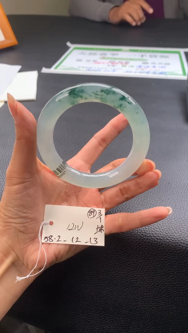 未镶嵌手镯翡翠翡翠手镯#89 圈口58