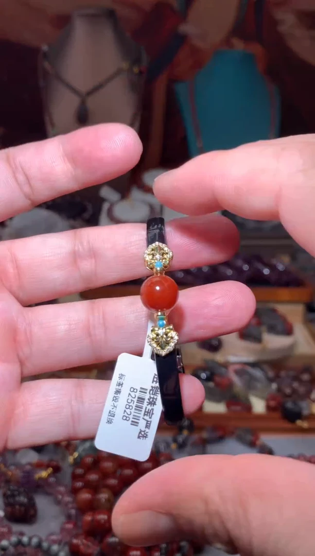 未镶嵌珠宝半成品水晶红极光表带