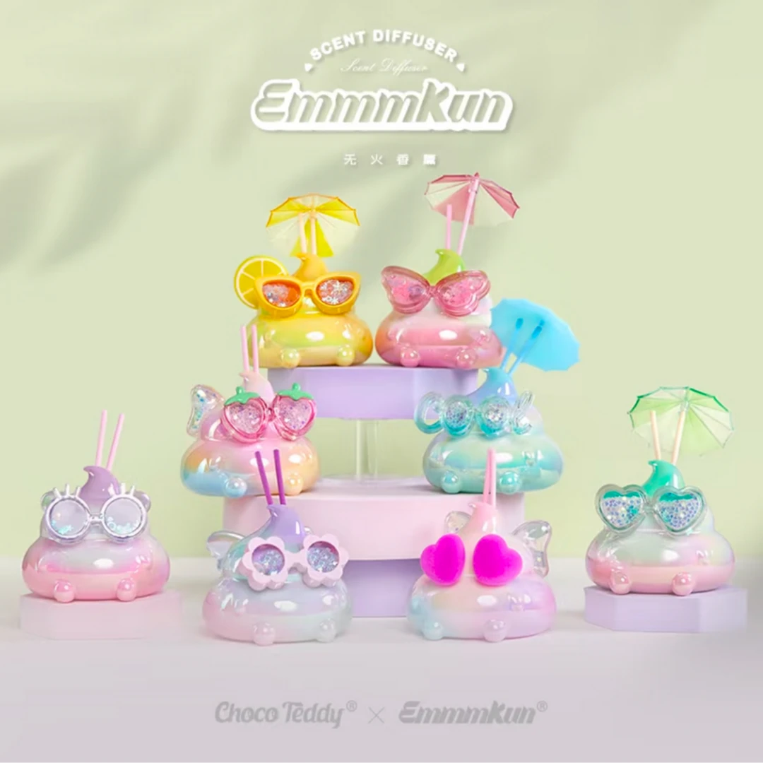 【拆盒】Emmm君香飘云淡系列盲盒搞怪可爱无火香薰桌面摆件