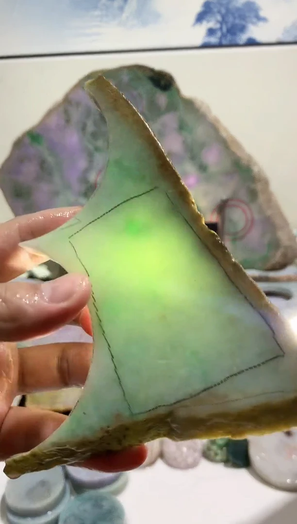 裸石翡翠0蒙0翡翠珠宝692