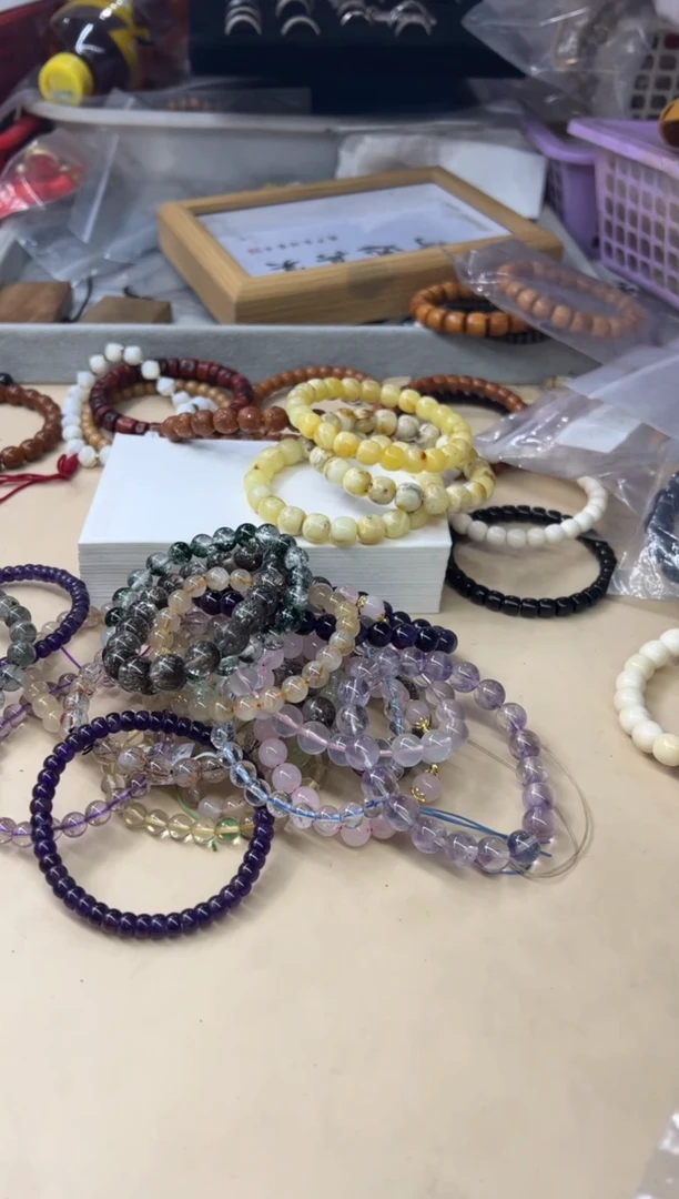 未镶嵌手链水晶010405 水晶单圈多样性发其一