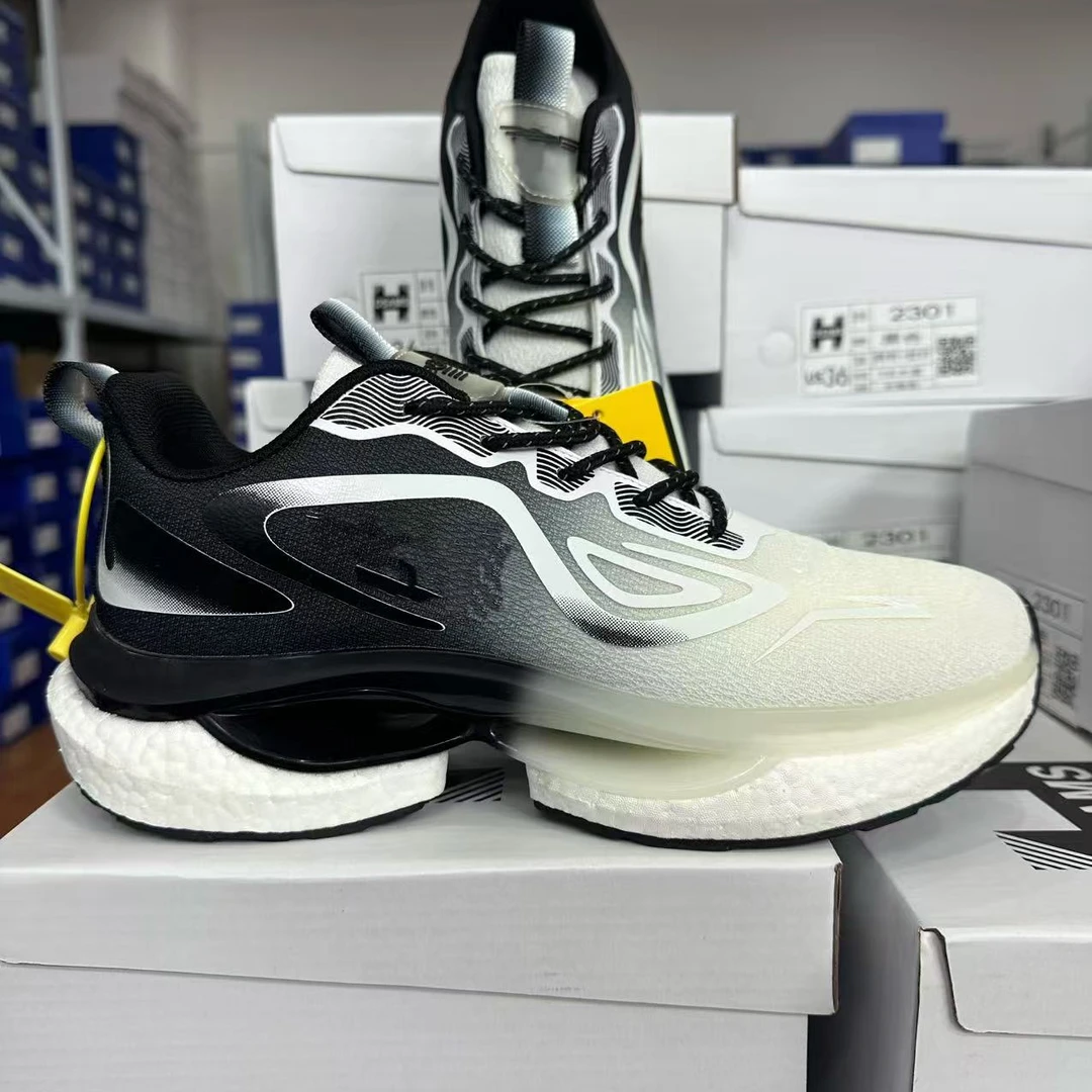 1中国鞋都真爆爆米花大底运动跑步鞋