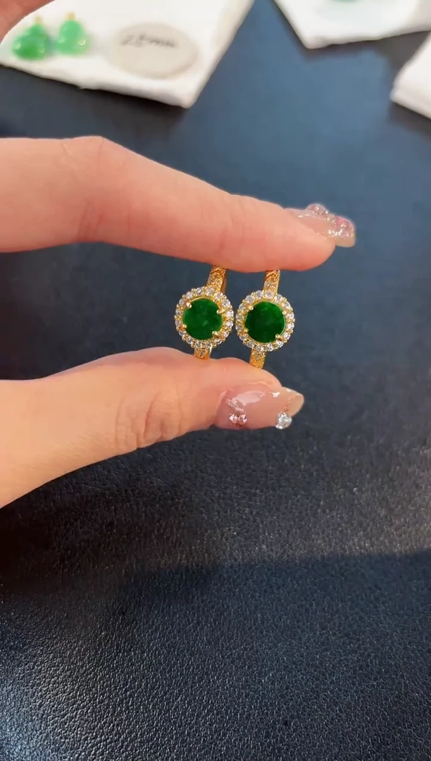 【闪购商品】翡翠戒指未镶嵌 4缅料A货/支持复检/一对