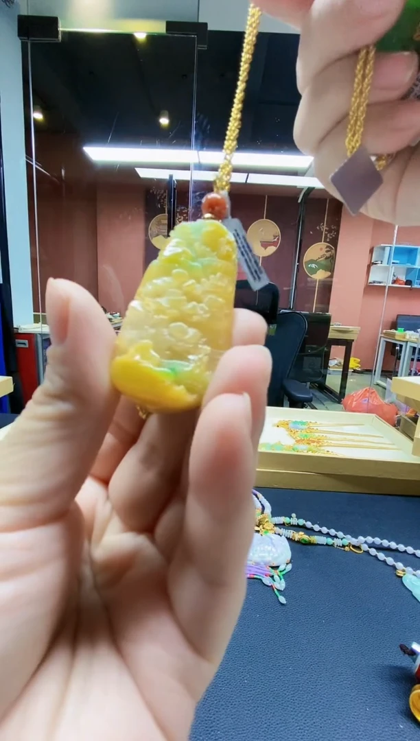 颈饰未镶嵌翡翠翡翠吊坠