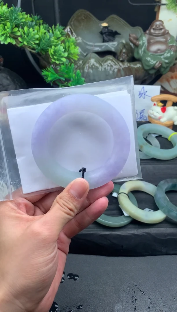 未镶嵌手镯定制翡翠56-60圈-29