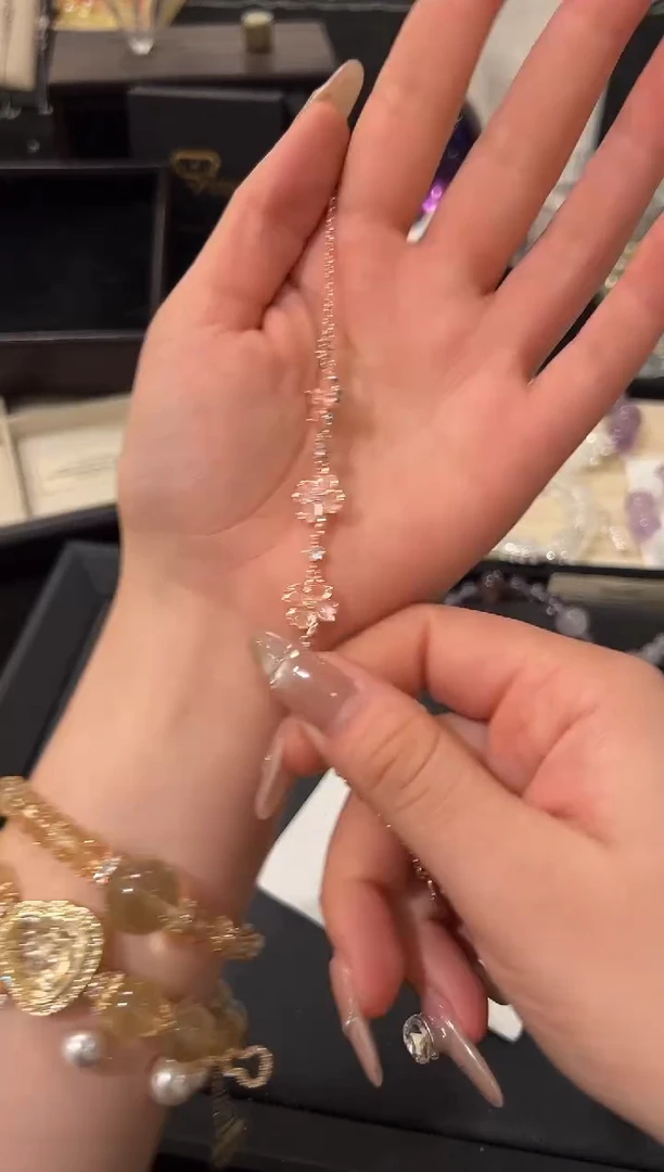 未镶嵌手链水晶五华设计款手串