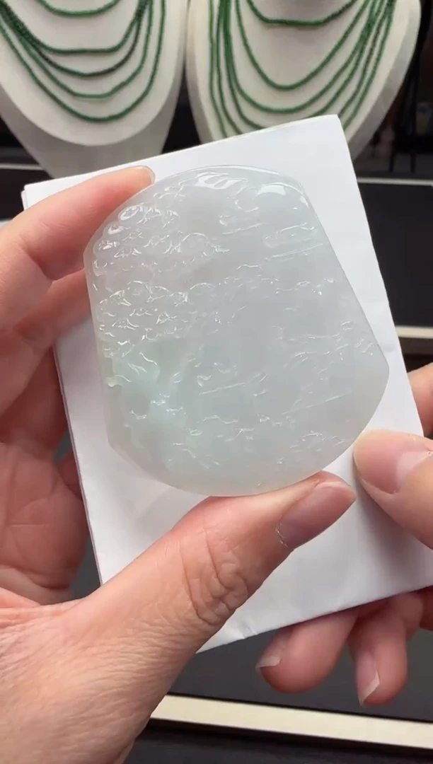 【闪购商品】翡翠吊坠(不含链)未镶嵌【海莎一口翠】翡翠挂件1