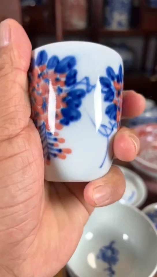 杯五彩瓷器杯子瓷器杯子