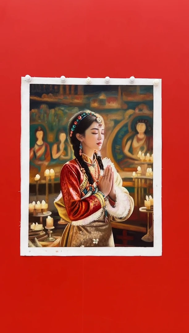 国画二郎老师油画精品