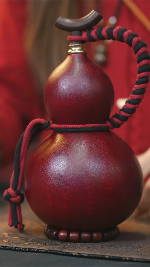 【闪购商品】WR290大漆酒葫芦不包手串及旋转底座