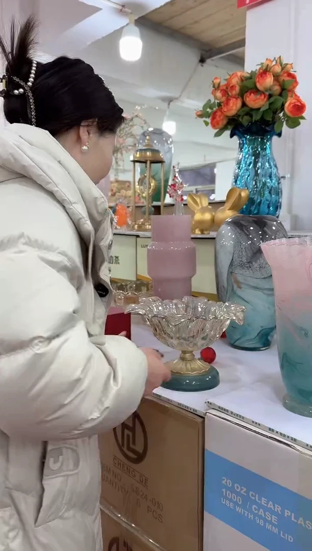 【闪购商品】无铅玻璃美全花器-a-早9