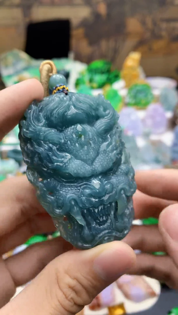 颈饰未镶嵌翡翠天然A货翡翠