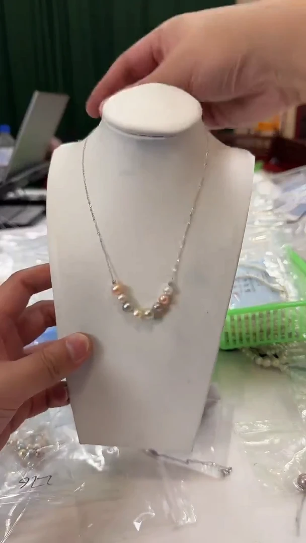 吊坠(赠链)银S925镶嵌海水珍珠7mm