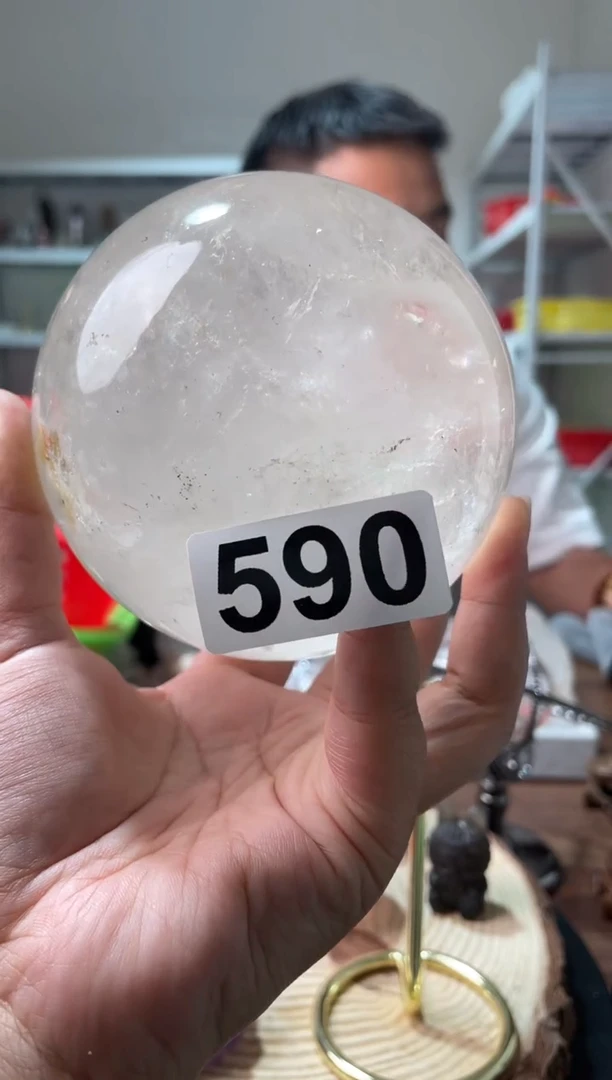 未镶嵌水晶大型摆件（非配饰）白水晶球590