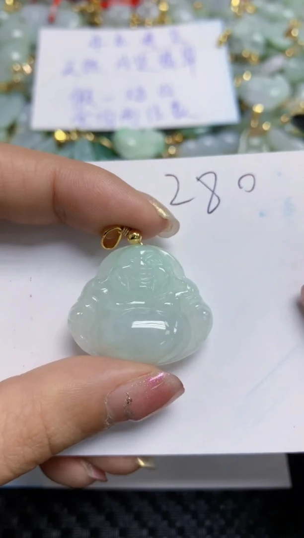 【闪购商品】翡翠颈饰合金   天然A货翡翠