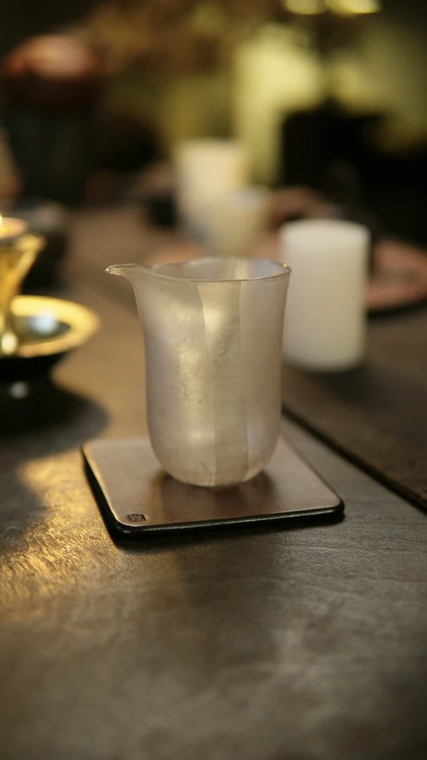 阿眠    沁白纯系列黄白游公道杯