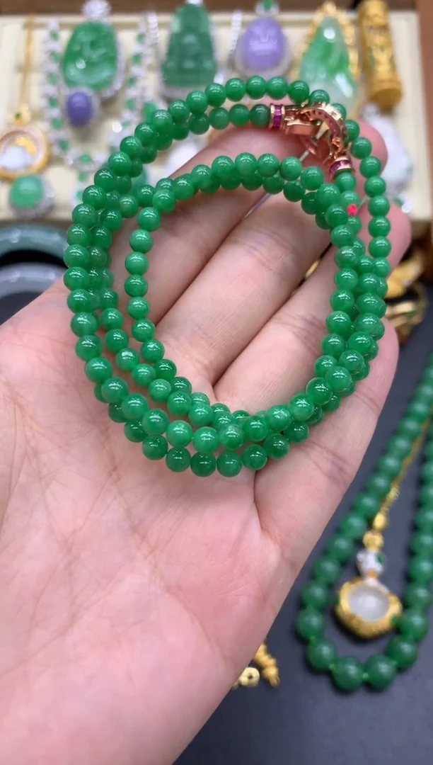 翡翠未镶嵌颈饰613-中国好珍宝