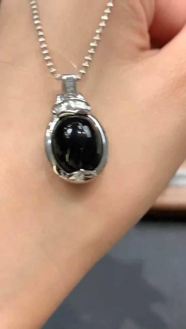 吊坠(不含链)18K金镶嵌翡翠q75