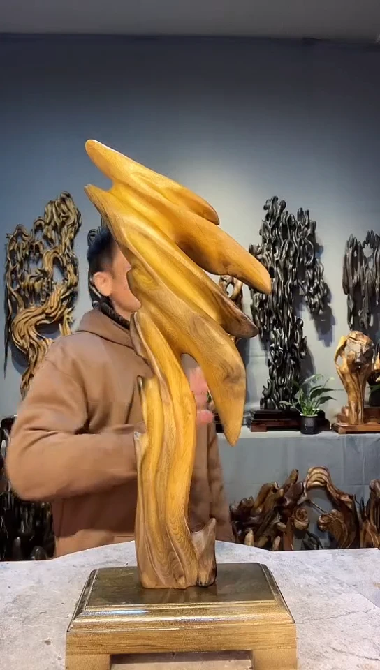 【闪购商品】金丝楠金丝楠小叶桢楠随行摆件25