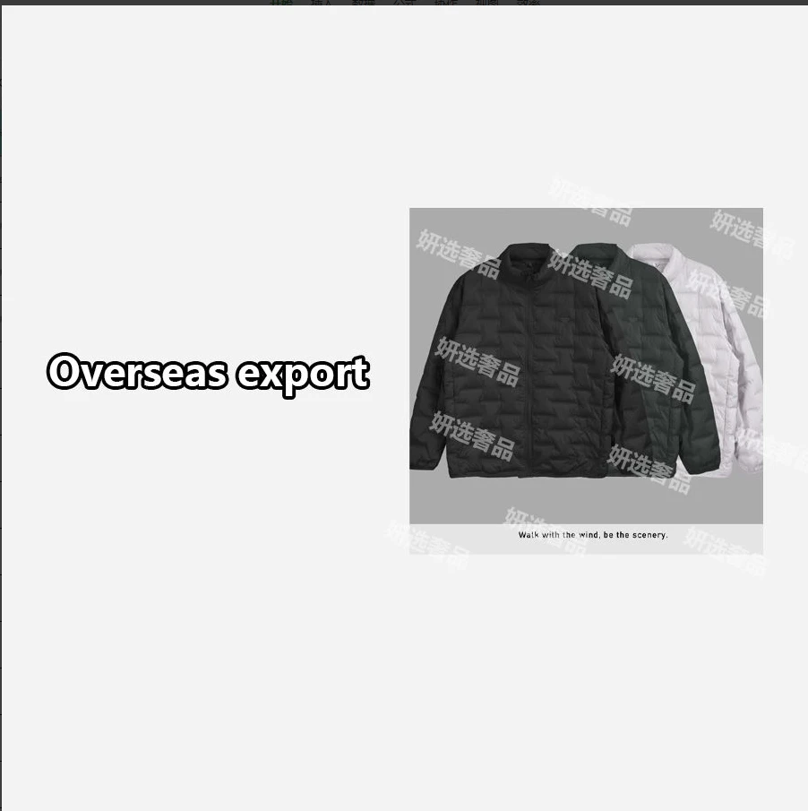 秋季新款轻薄款刺绣男女同款情侣羽绒服外套8066-K51