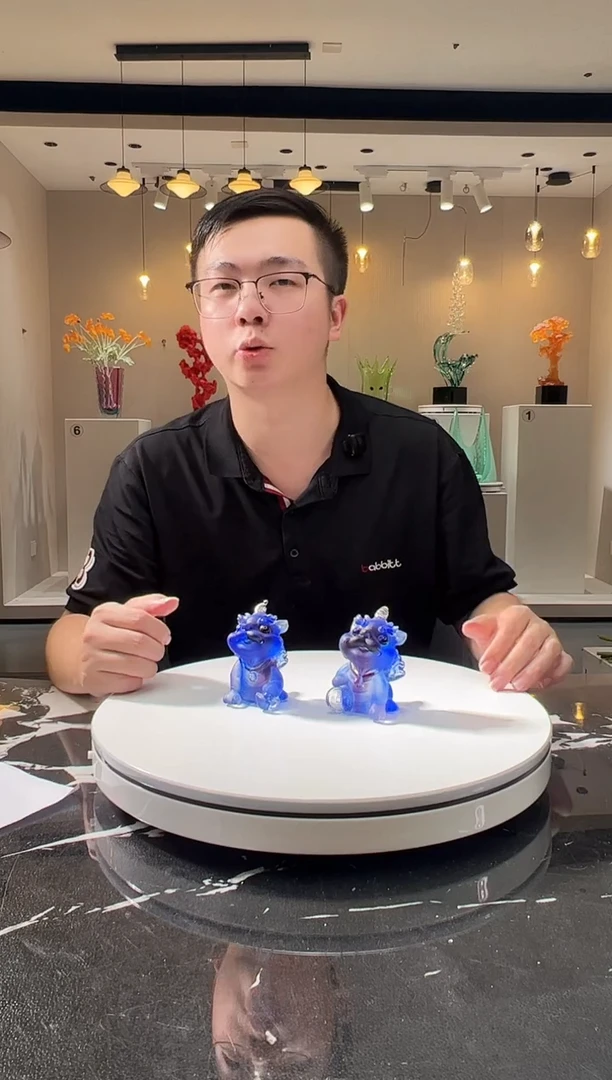 摆件巴比特美学 一组蓝色貔貅