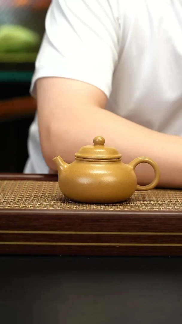 茶壶紫砂lzy黄金段容天