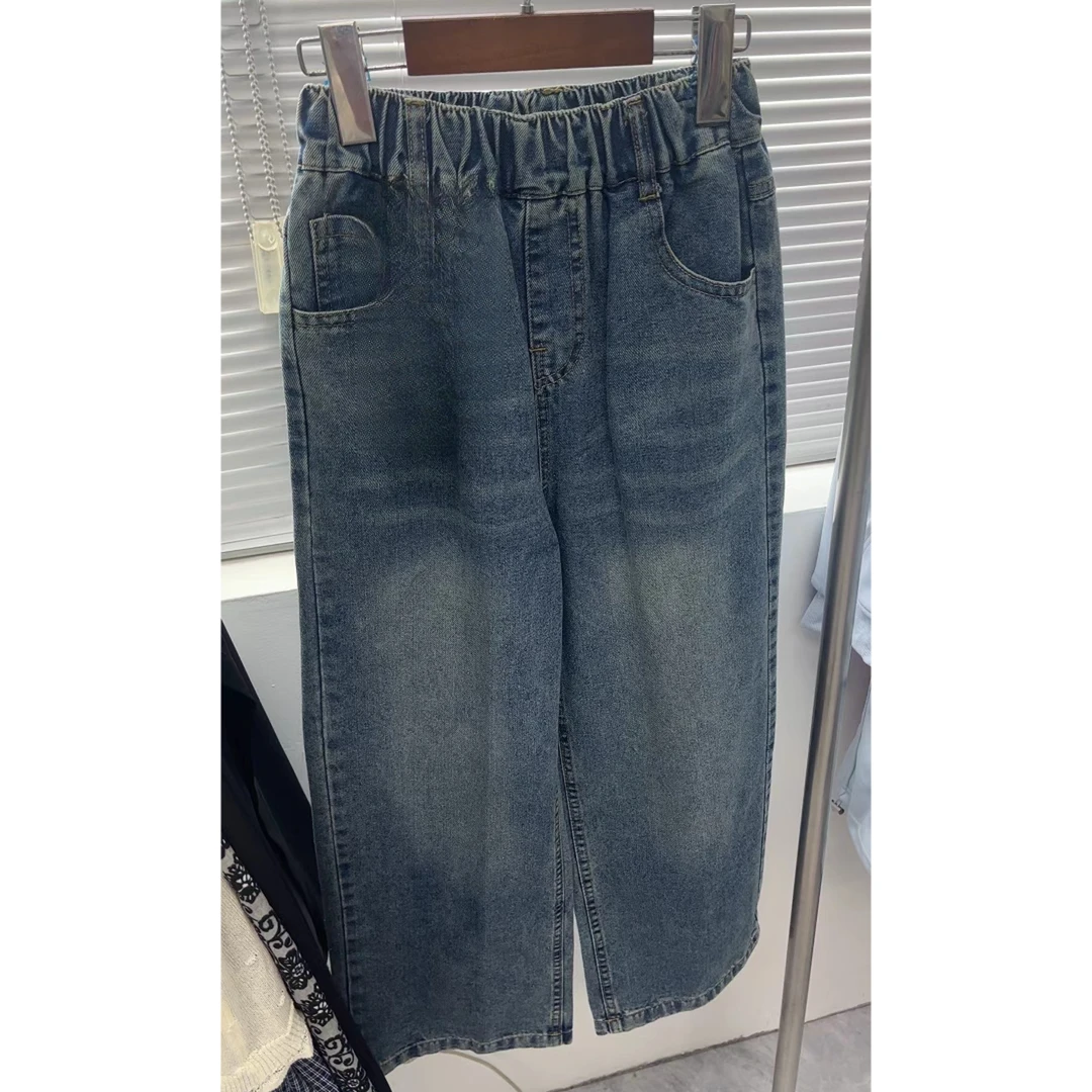 原图拍摄直筒牛仔裤8051